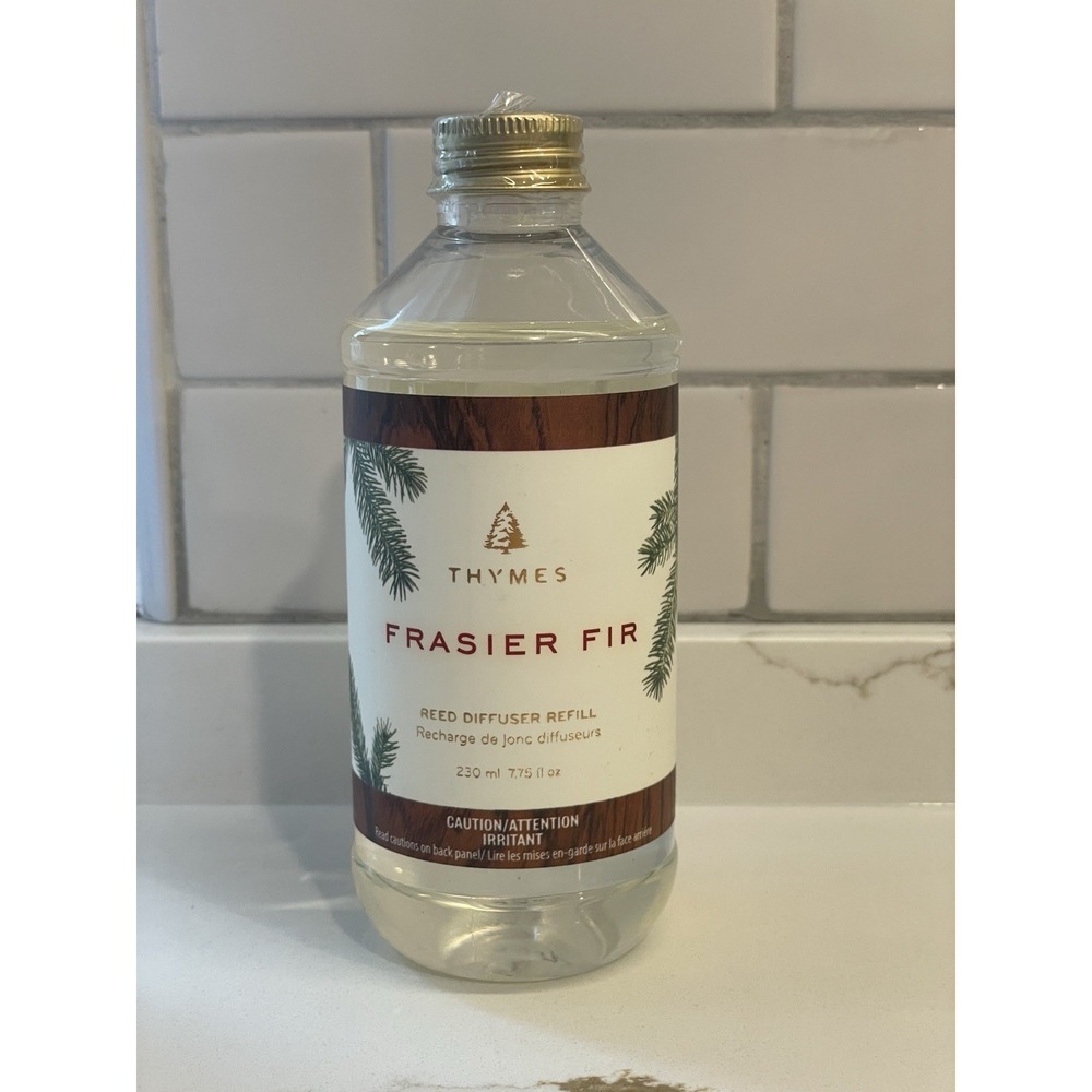 Thymes Frasier Fir Reed Diffuser Oil Refill Home 7.75 fl oz/230 ml New Sealed